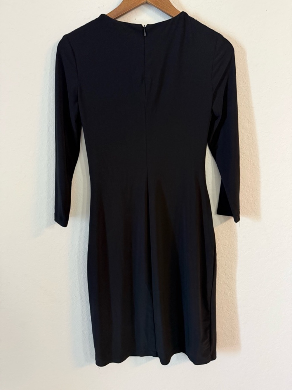 Lauren by Ralph Lauren Cocktail Sheath Dress with Rhinestone Embellished Neck - Picture 9 of 14